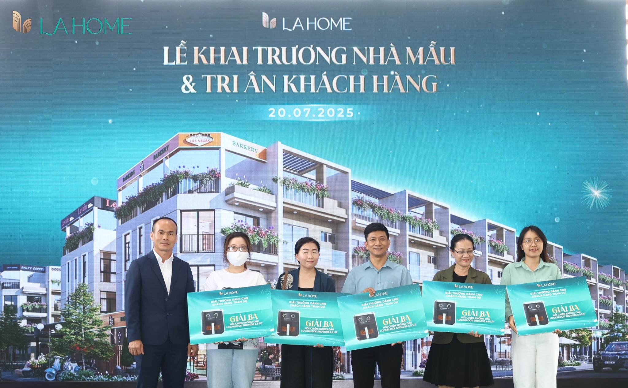 nhà mẫu Khu đô thị sinh thái LA Home Bến Lức Long An
