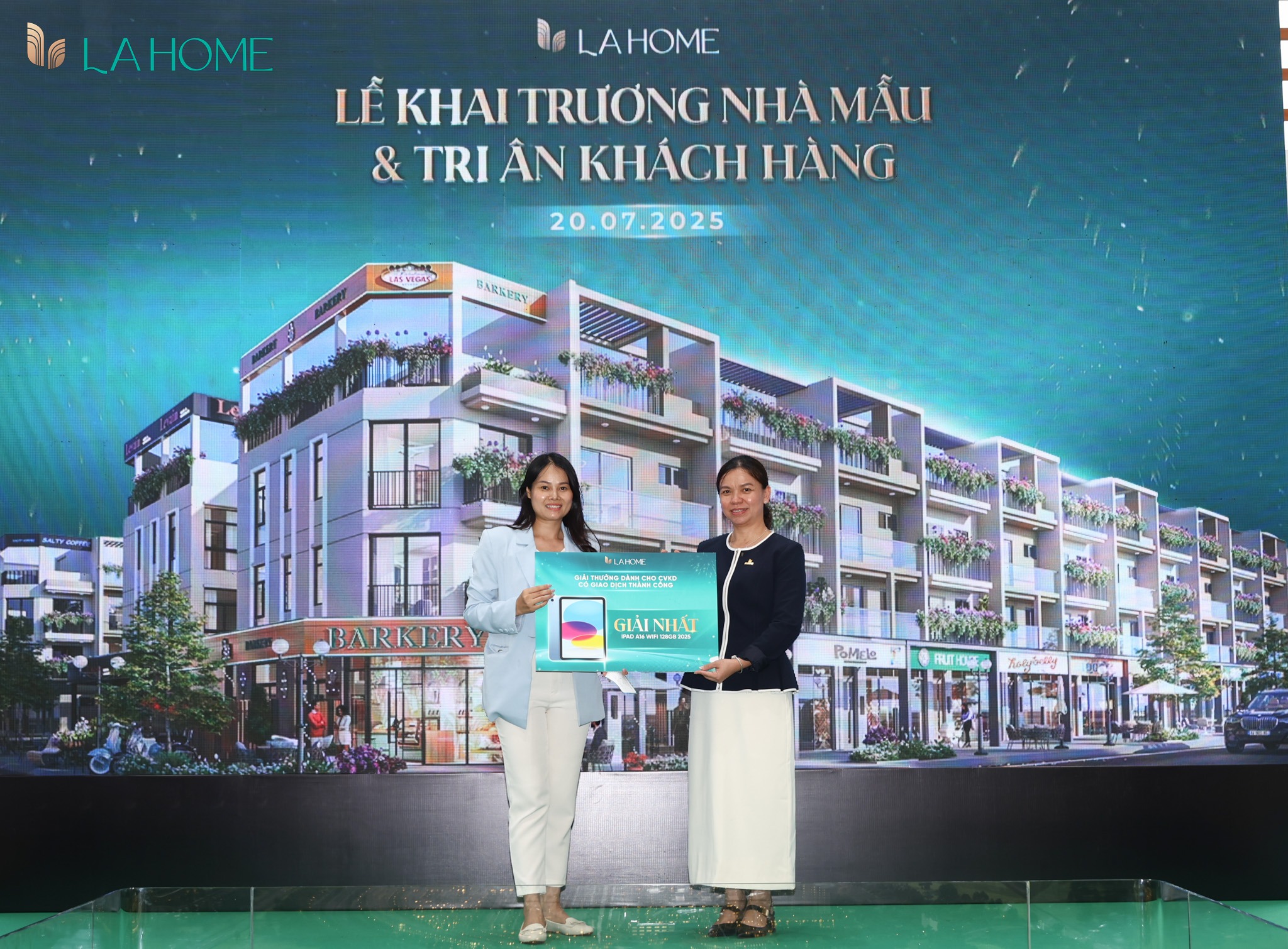 nhà mẫu Khu đô thị sinh thái LA Home Bến Lức Long An