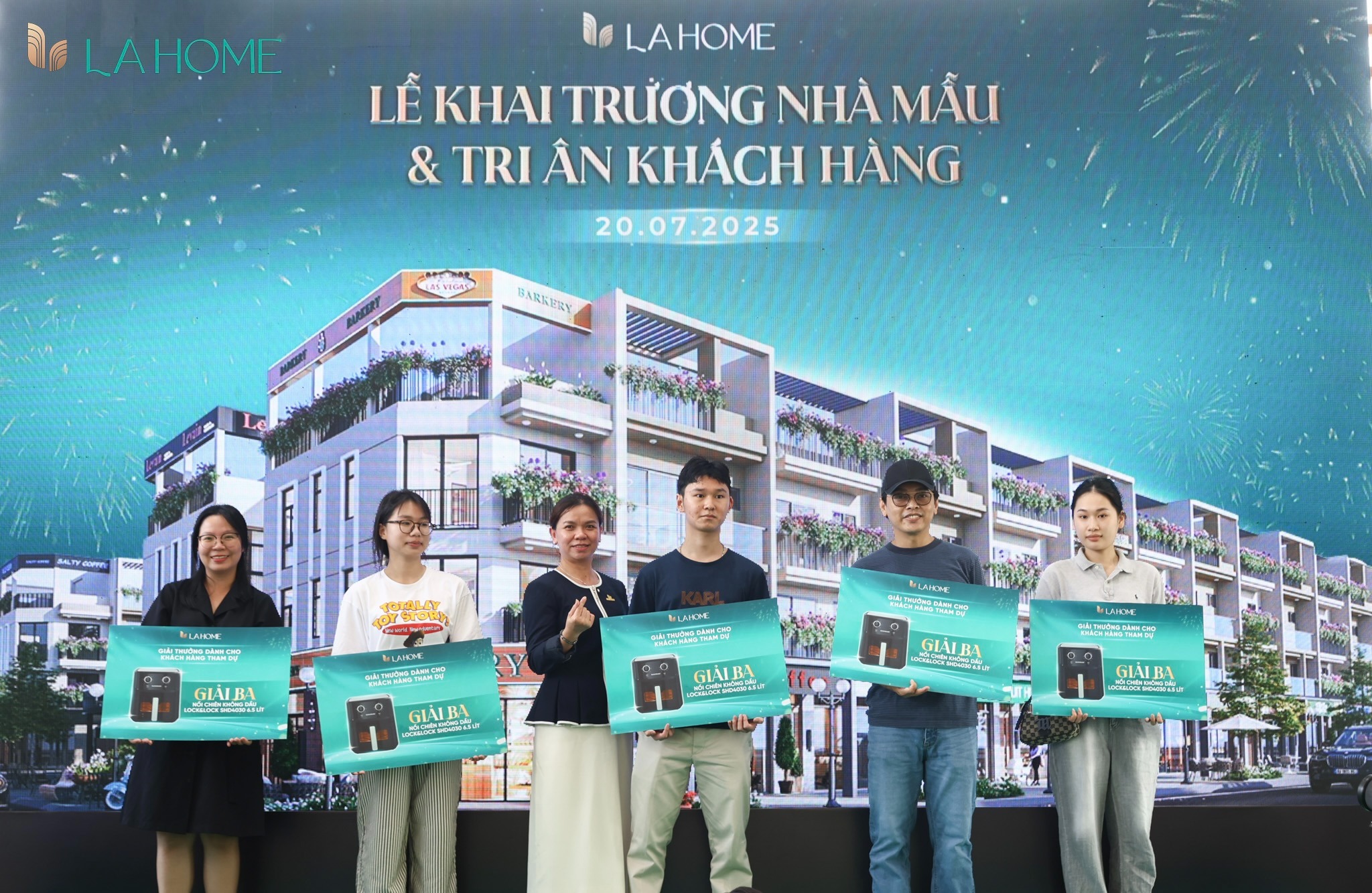 nhà mẫu Khu đô thị sinh thái LA Home Bến Lức Long An