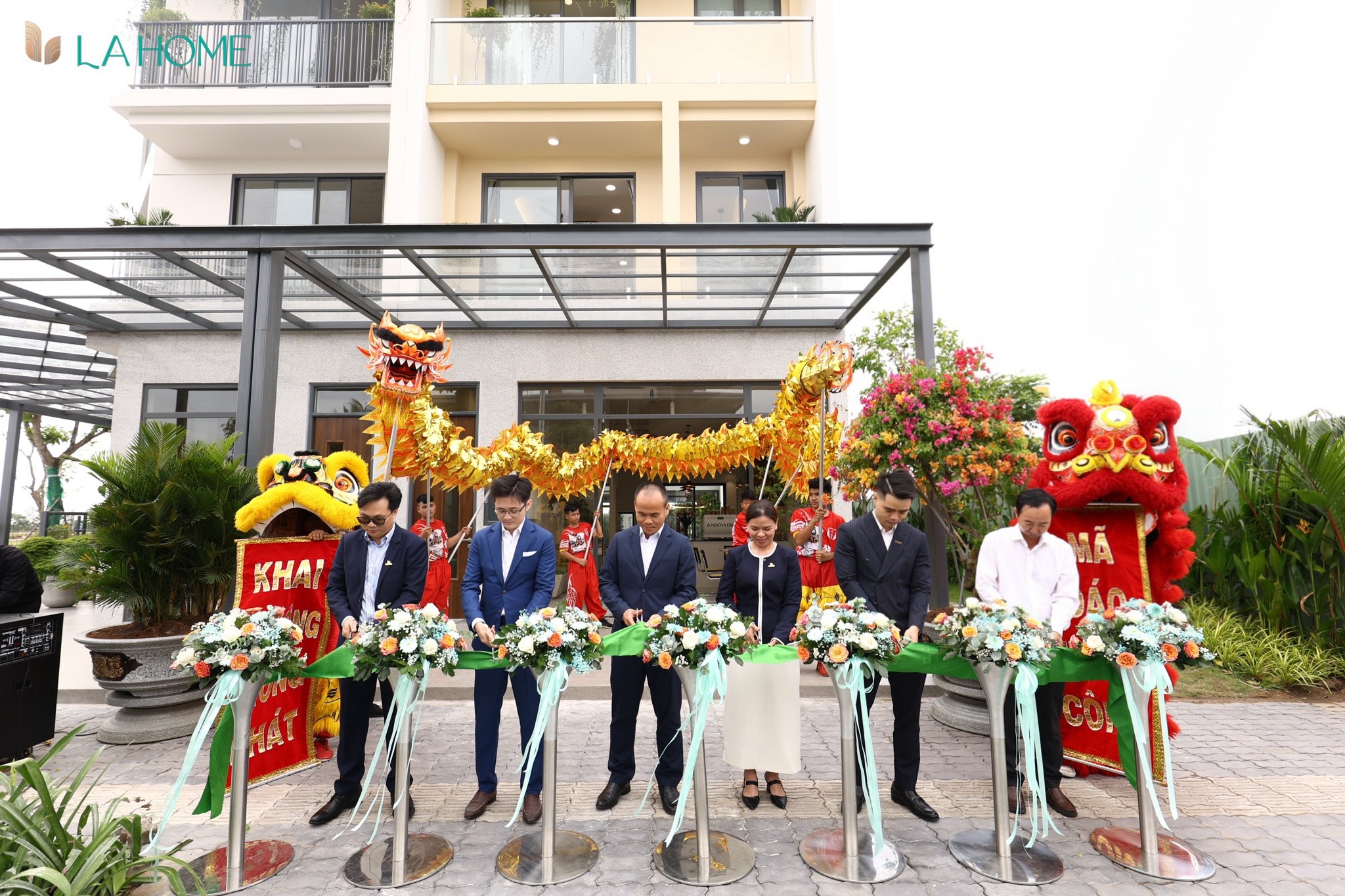 nhà mẫu Khu đô thị sinh thái LA Home Bến Lức Long An