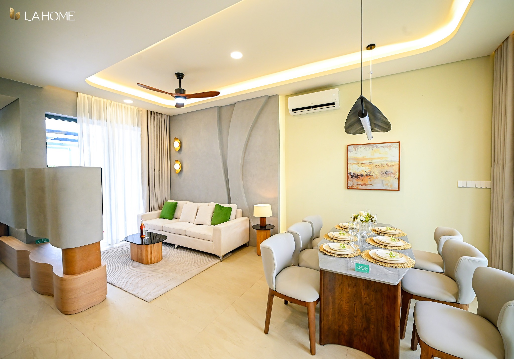 nhà mẫu Khu đô thị sinh thái LA Home Bến Lức Long An