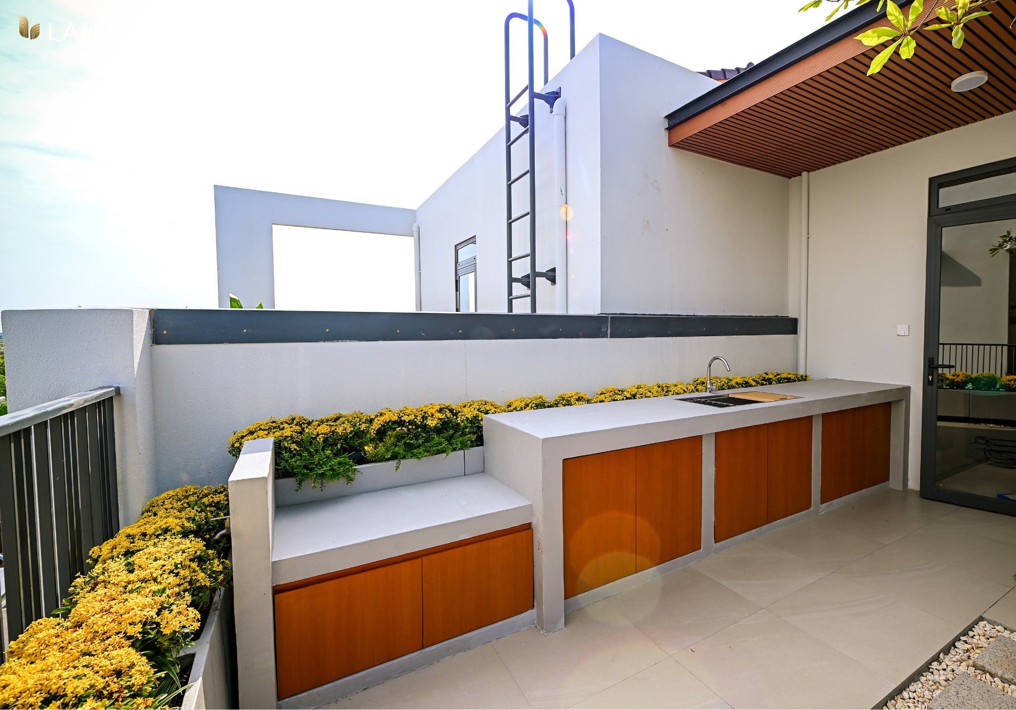 nhà mẫu Khu đô thị sinh thái LA Home Bến Lức Long An